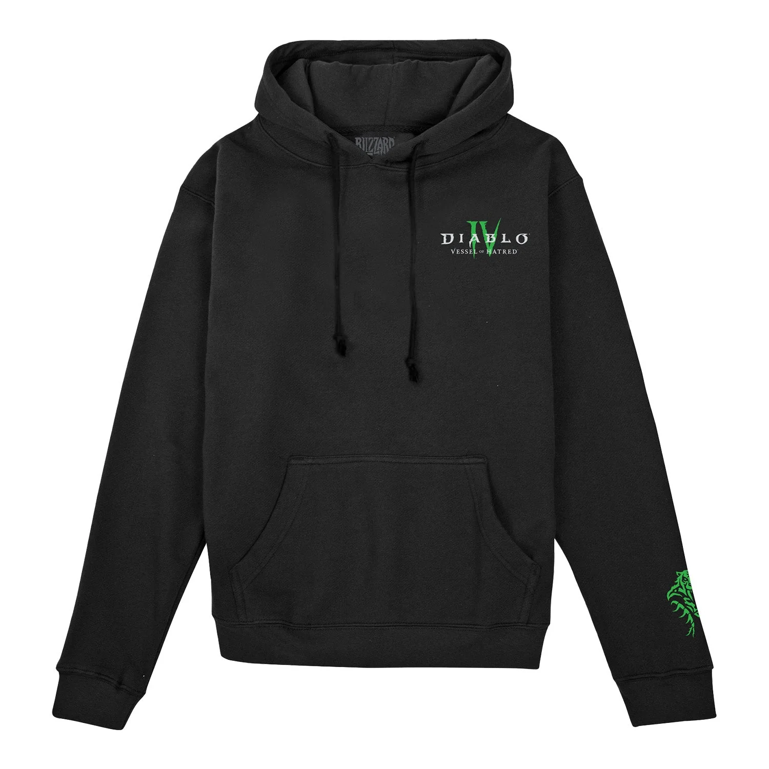 Diablo IV: Vessel of Hatred Glow-in-the-Dark Black Pullover Hoodie - Image 2