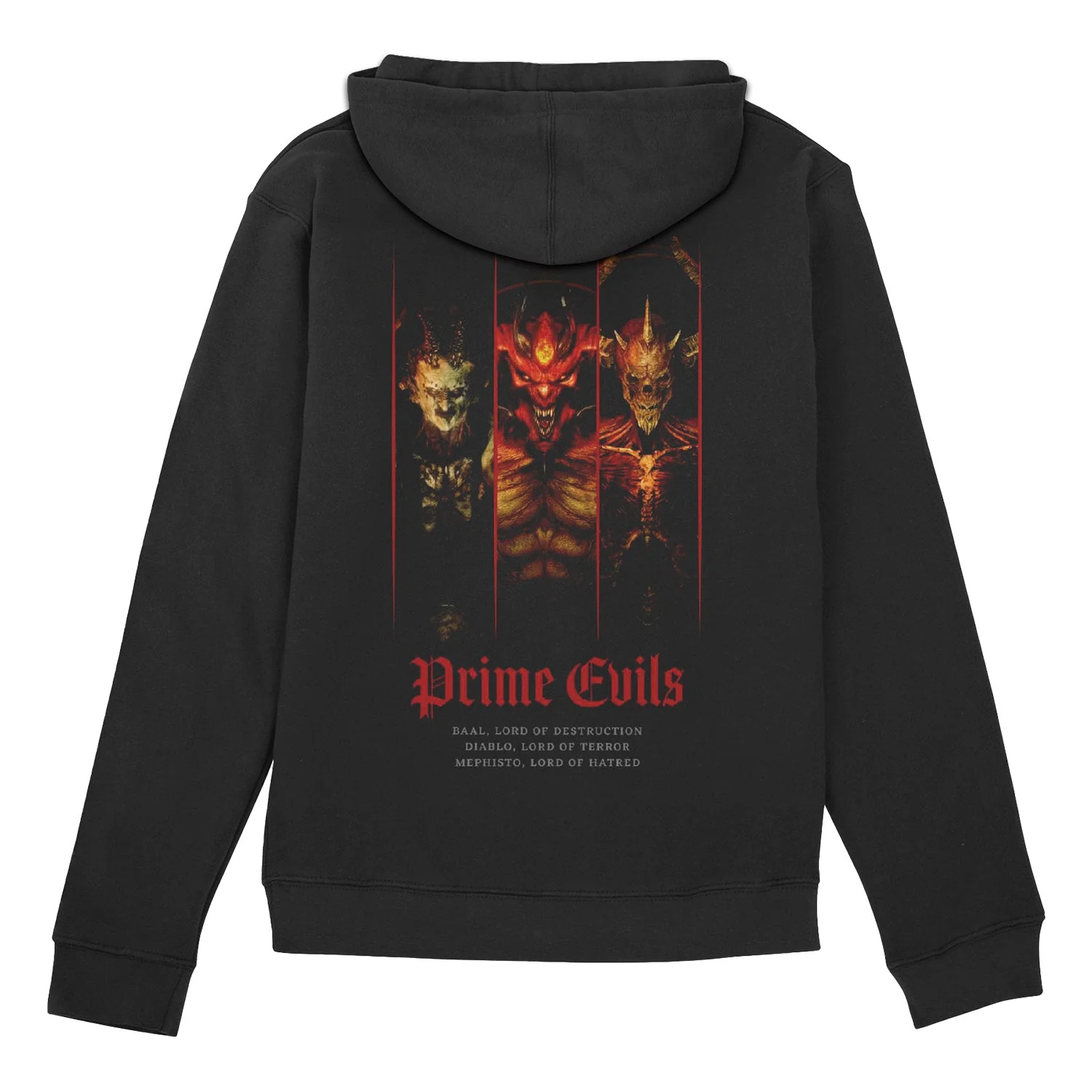 Diablo Prime Evils Black Pullover Hoodie
