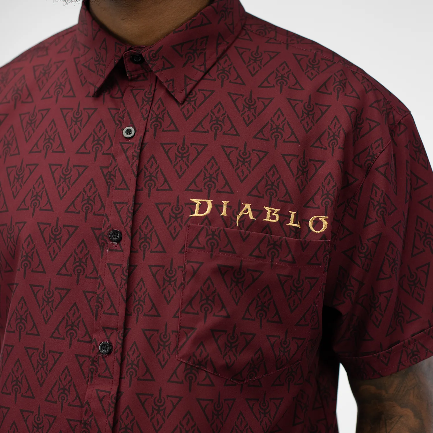 Diablo Red Button-Up Shirt - Image 3
