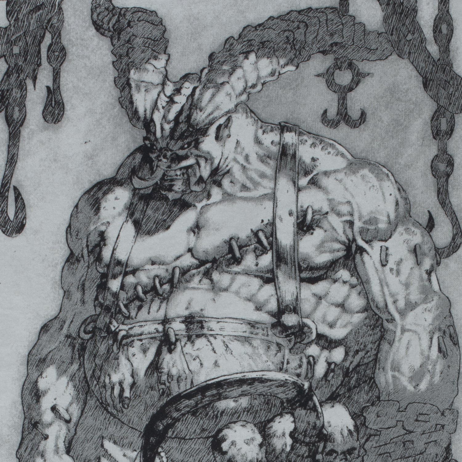 Diablo Butcher Sketch Grey T-Shirt - Image 3