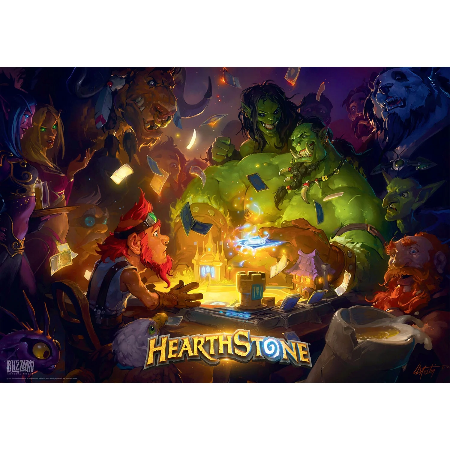 Hearthstone: Heroes of Warcraft 1000 Piece Puzzle and Poster - Image 4