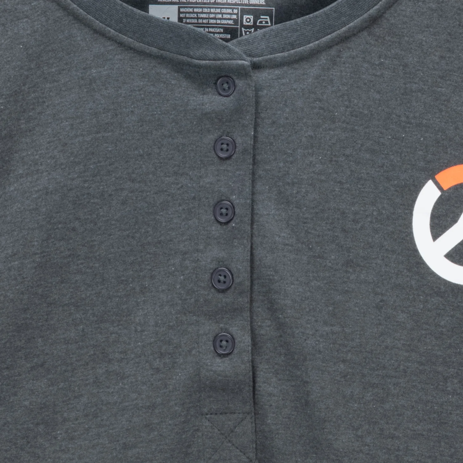 Overwatch Logo Women's Grey Long Sleeve T-Shirt - Image 3