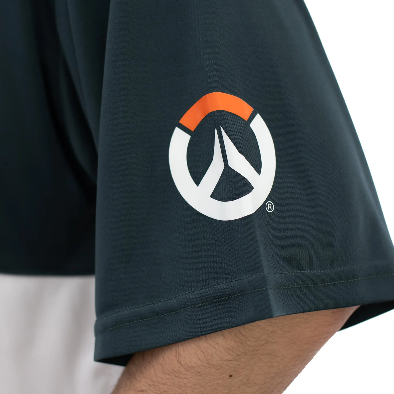 Overwatch 2 Logo White Colour Block T-Shirt - Image 4