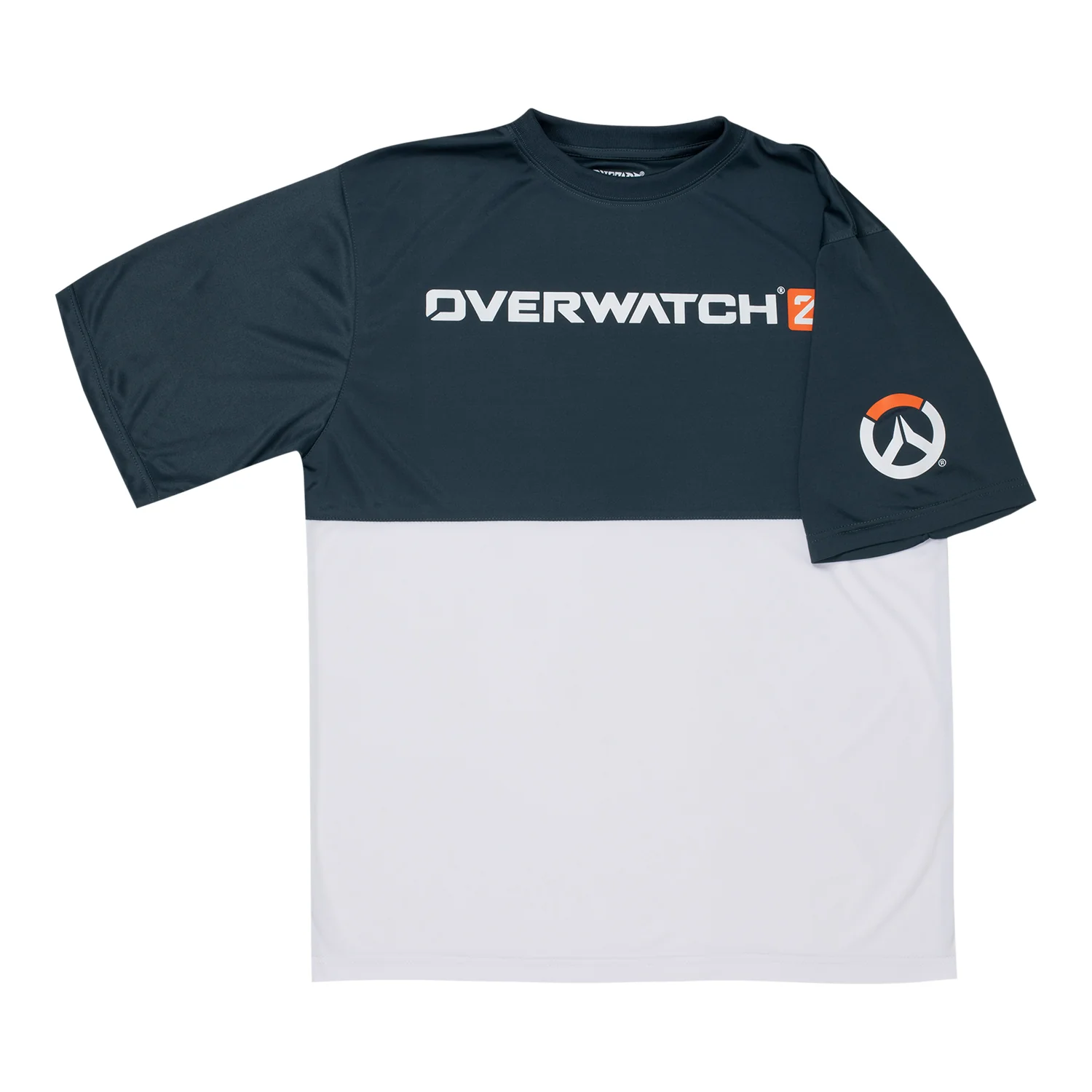 Overwatch 2 Logo White Colour Block T-Shirt - Image 7