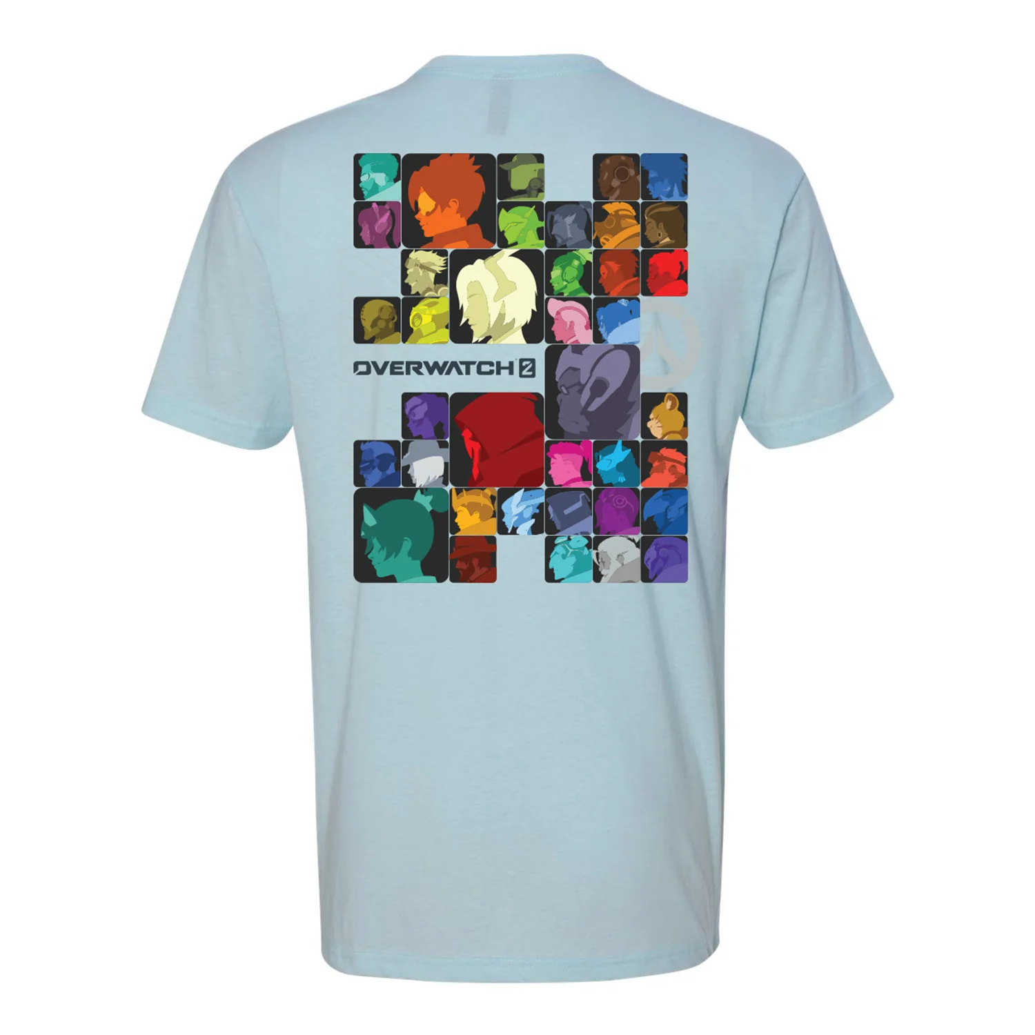 Overwatch 2 Heroes Blue T-Shirt - Image 2