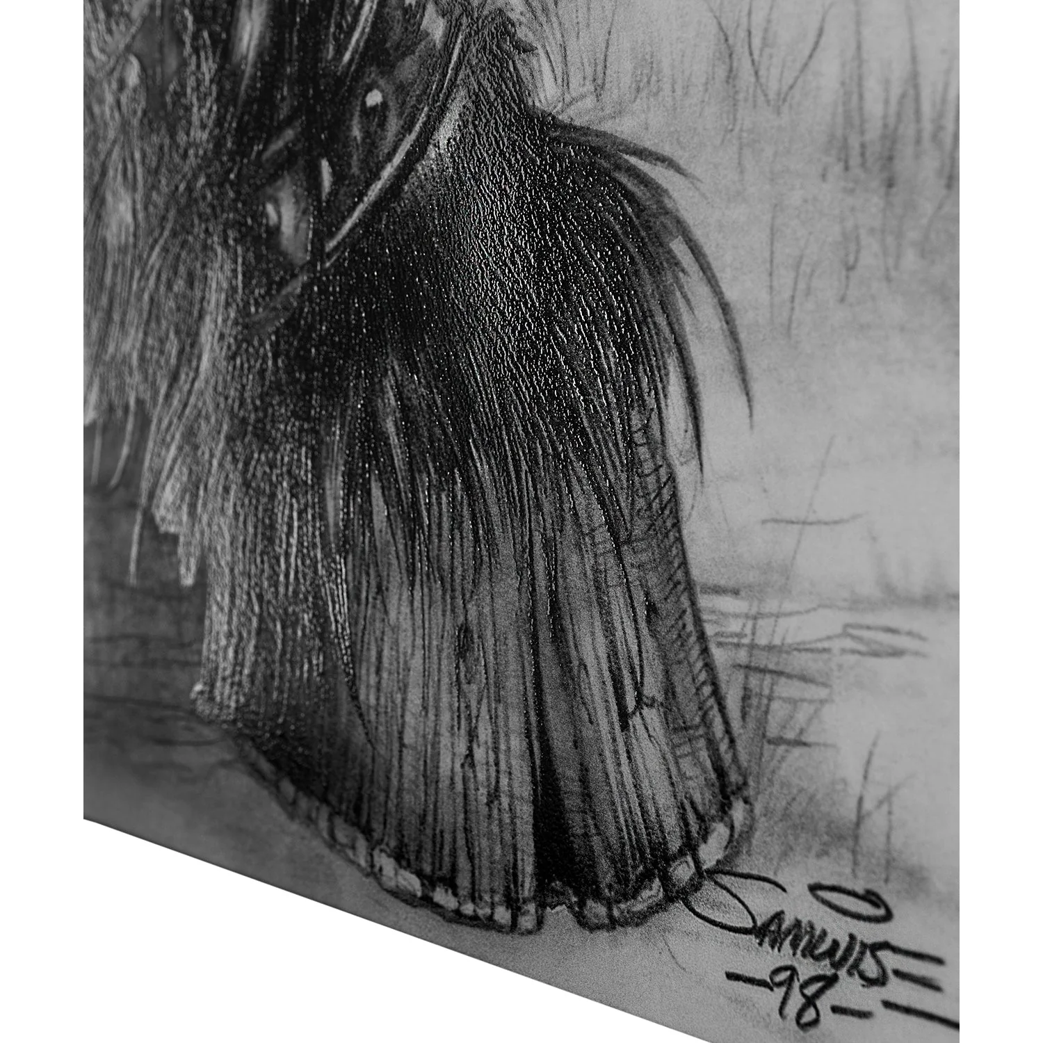 Warcraft Samwise Sketch Tauren 45x60cm Poster - Image 3