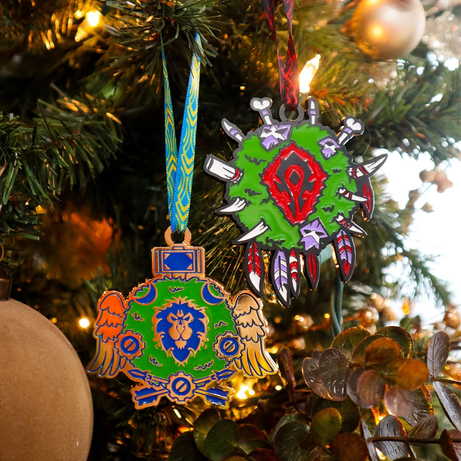 World of Warcraft Horde Wreath Ornament - Image 4