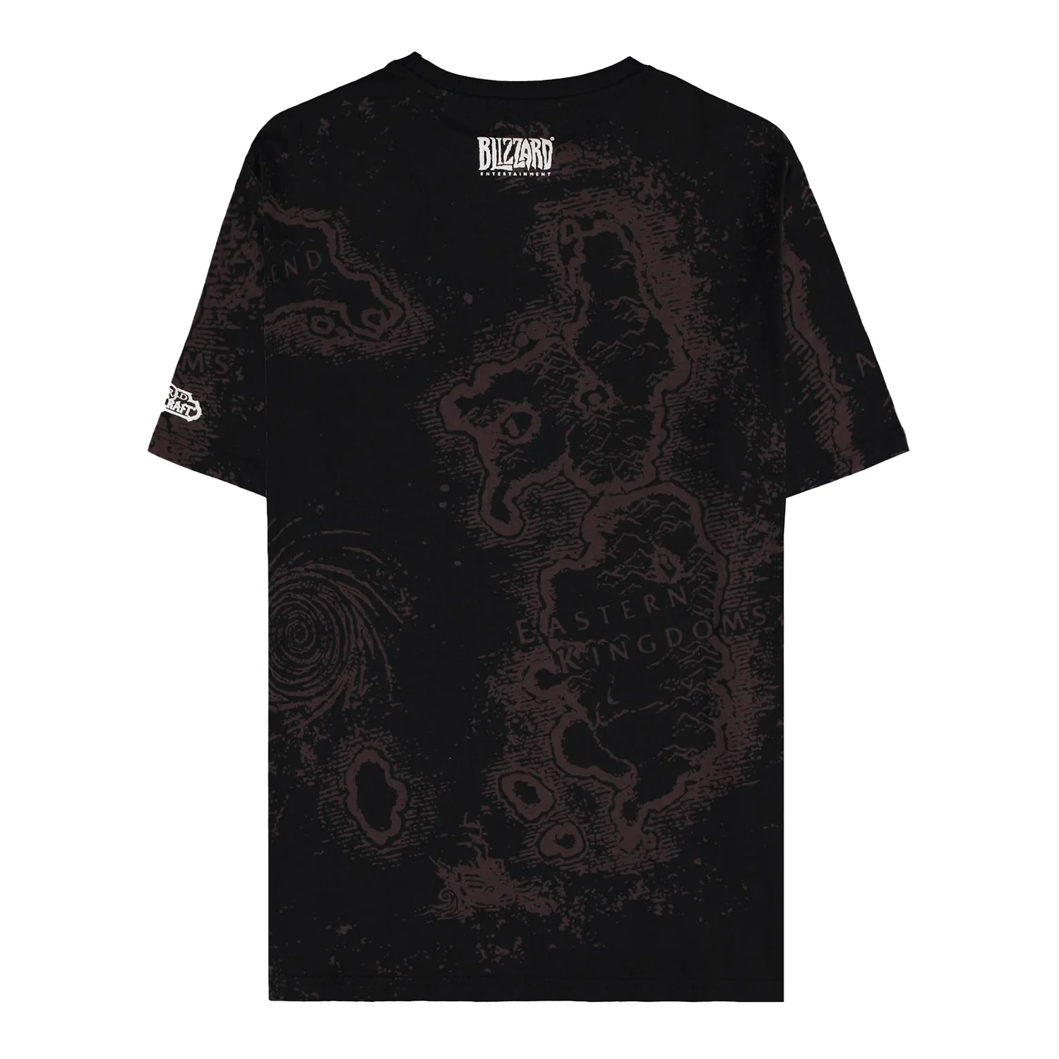 World of Warcraft Horde Map of Azeroth Black T-Shirt - Image 3