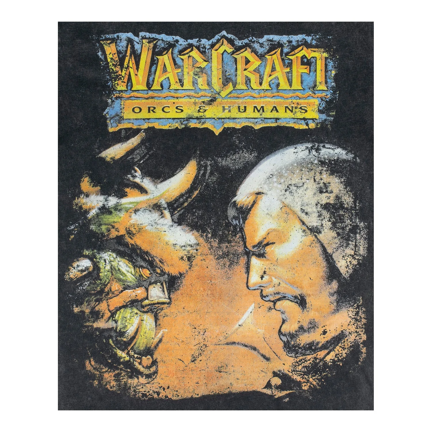 Warcraft Orcs and Humans Grey T-Shirt - Image 2
