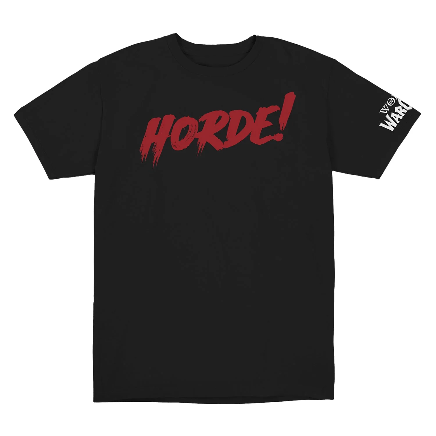 World of Warcraft Horde Banner Black T-Shirt