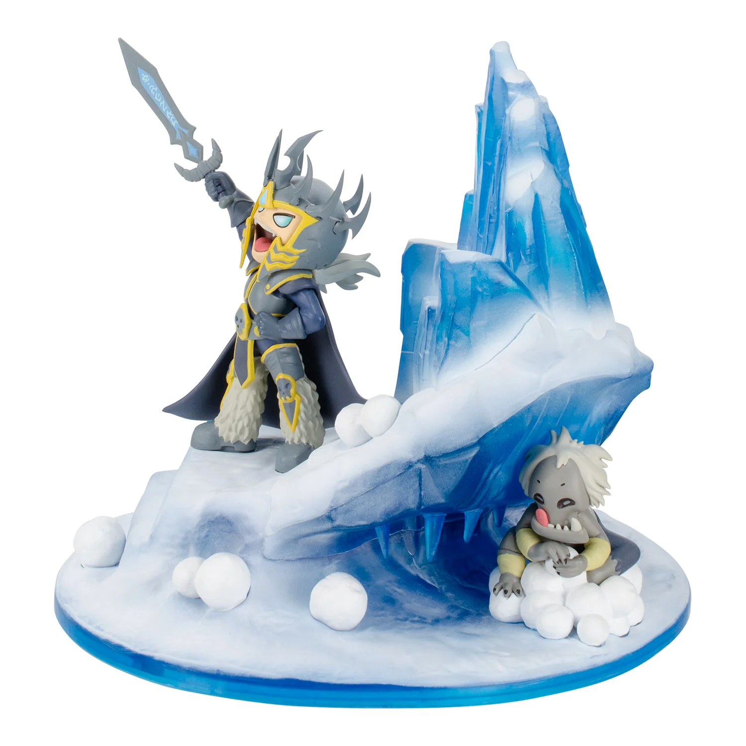 World of Warcraft Lil' Champions Snow Fight Arthas 20cm Statue - Image 5