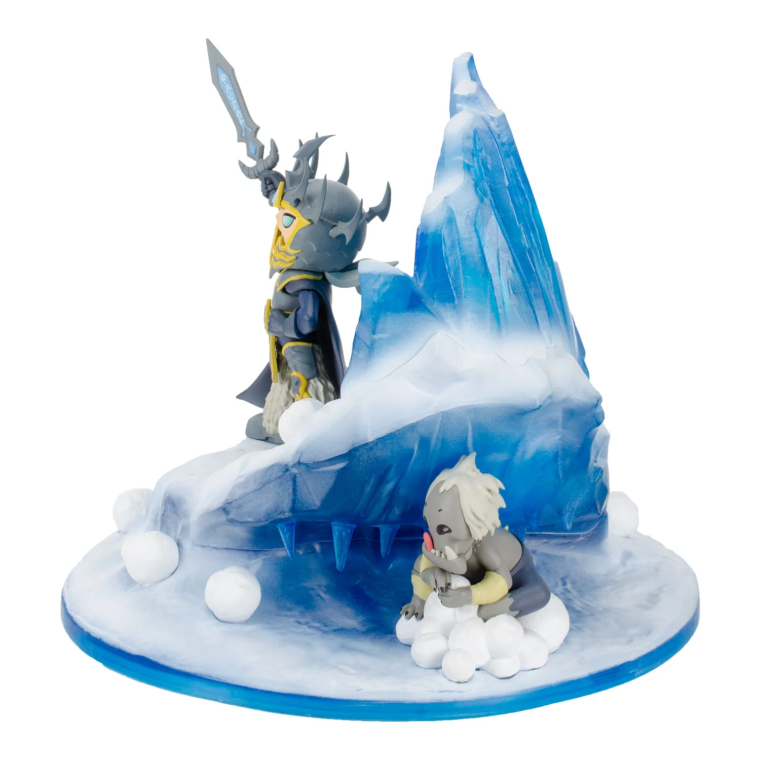 World of Warcraft Lil' Champions Snow Fight Arthas 20cm Statue - Image 6